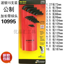 The Bolton Metropolitan Inner Six - Angle wrench BONDHUS header 10995 black alloy steel 15 mounted