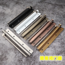 Hotel room door stainless steel simple automatic door closer household toilet door small light non-buffer closer