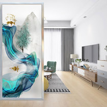 Nordic modern minimalist mobile glass screen partition wall Living room decoration Bedroom occlusion household small apartment light luxury