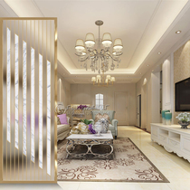 Screen Bedroom block living room small apartment partition wall Light luxury home modern simple entrance entrance glass matte
