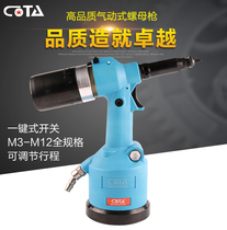 Taiwan Automatic pneumatic riveting female gun riveting gun riveting gun hydraulic M3-M12