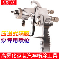 Pressed spray gun 71g 71s pneumatic high atomization spray gun resistant to high pressure fine spray gun nationwide