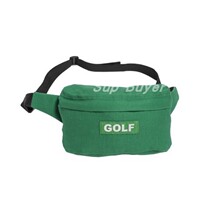 GOLFWANG GOLF WANG BOX LOGO green small shoulder bag chest bag waist bag messenger bag men and women