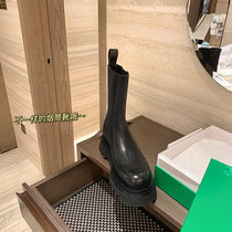 (sheii Su Yinyin) different version ~ lisa the same thick-soled big-head boots smoke tube boots womens short boots
