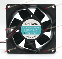 Original sunon SUNON KDE2408PTS1-6A 24V 3 4 8025 8cm 2-wire inverter fan
