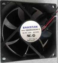 Brand new original Baike DBA08025B24H-3 DC24V 0.35A double ball inverter cooling fan