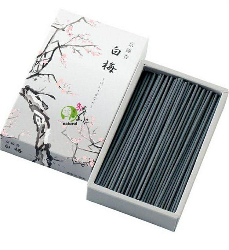 白梅 京都香彩堂 四季 分装/盒装 梅花 白檀 微烟 日本熏线香微烟