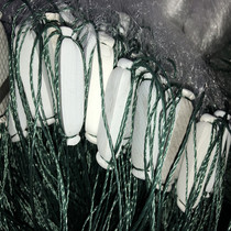 Three-layer floating net meal bar white strip fishing wire mesh adhesive net three-layer fishing net 1 m-5 m high