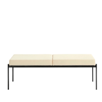 Nordic three-person wrought iron sofa combination living room double studio sofa chair bar single pedal creative