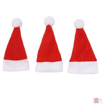 New 2020 creative Christmas festival tableware flannel Christmas cap 6x14cm Christmas hat knife set