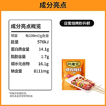 【稳定签到】川老汇烧烤腌料50g*2袋[7元优惠券]-寻折猪