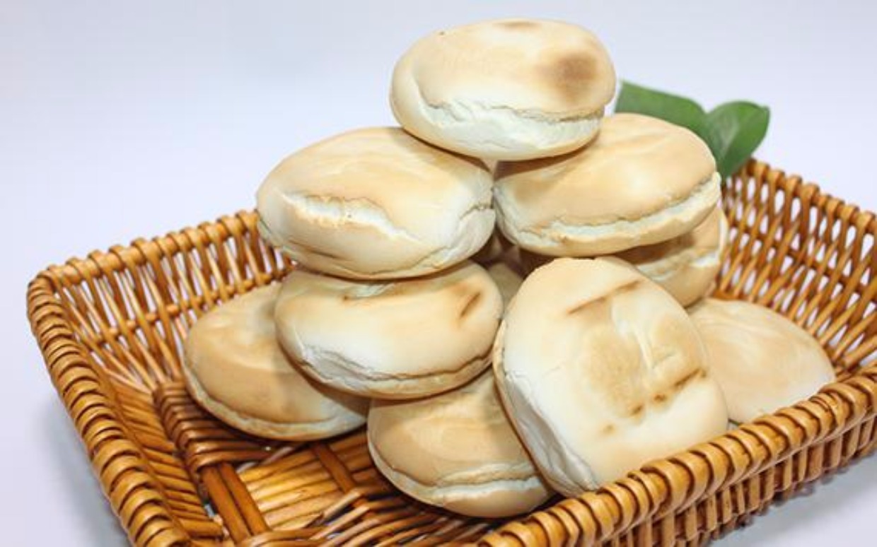 山东火烧饼潍坊特产杠子头硬面火烧馍馍北方烧饼手工面食馒头包邮