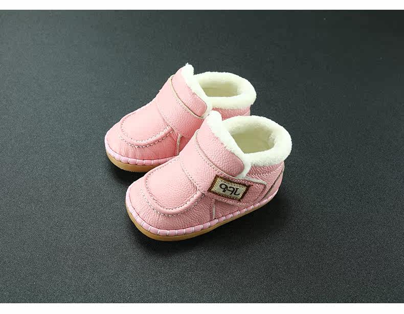 天天特价婴儿学步鞋女6-12个月保暖女童短靴子