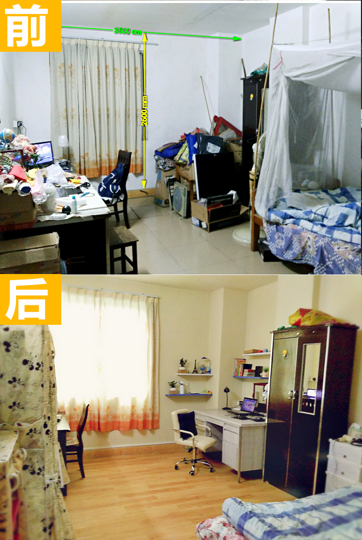 没事,先看看其他买家们家里的前后对比照吧,看完过就了解啦.