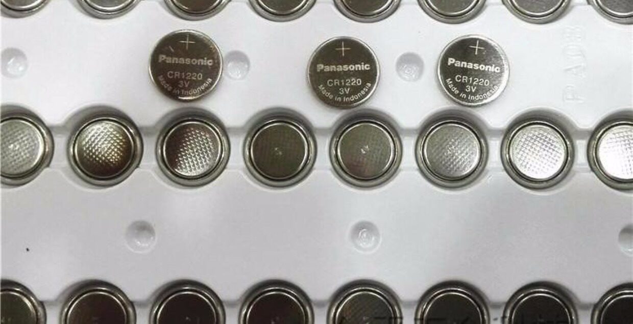 原装进口panasonic松下 cr1220 3v纽扣锂锰电池 一次性纽扣电池