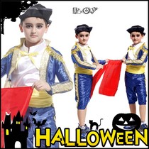 Halloween childrens costumes Christmas masquerade performers bullfighting dance suits Spanish Matador