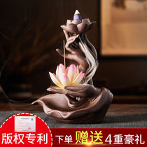 Chinese style Zen Buddha Hand Back back fragrant stove Pendulum Piece Creative Genguan Living Room Office Home Decoration Pint of Fragrant Incense