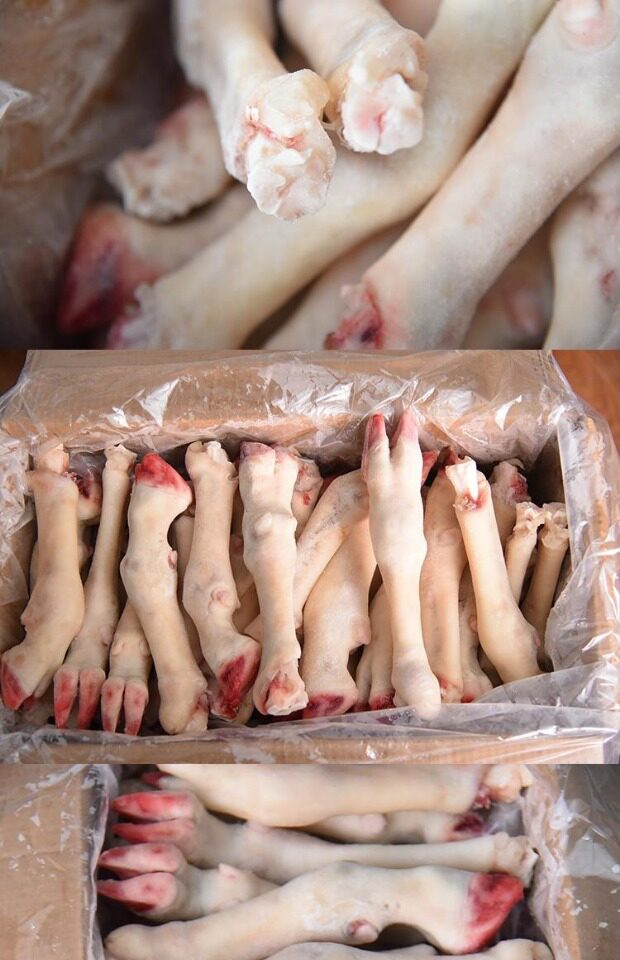 内蒙古生羊蹄清真水褪羊蹄新鲜冻羊脚羊爪卤羊蹄整件包邮江浙沪皖_双