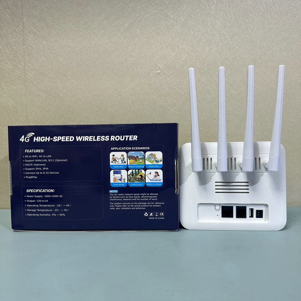 Беспроводной маршрутизатор 4g cpe router插卡无线由器wifi6无线热点lte双网口路由器clm920 Vonjun