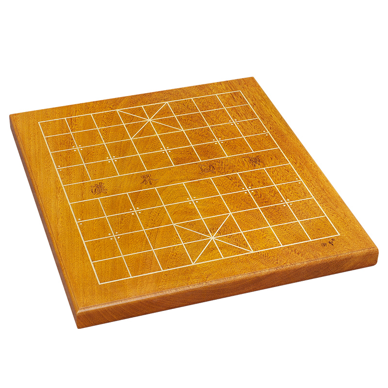 【御圣中国象棋套装46mm黄鸡翅木整木象棋盘实木棋子