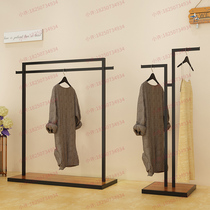 Shelf for selling clothes womens clothing store simple mid-island display rack floor-standing Middle display shelf