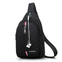 Chest bag Oxford canvas mens bag shoulder messenger bag 2018 new Korean version of the waterproof trend chest bag small shoulder bag tide