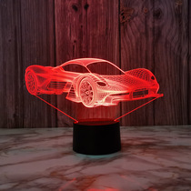 Desktop Decorative Lamp 3d Light Seven Color Small Night Light Children Modern Minima Bedroom Bedside Living-room Bar Creative Table Lamp