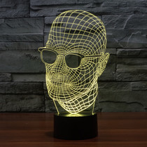 Decorative Lights Creativity Small Night Light Seven Colorful Led Vision Desk Lamp Bedroom Bedhead Touch Bar Table Light