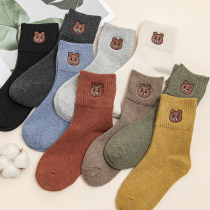 Socks women Spring and Autumn socks Korean version of ulzzang cotton socks women socks cute Japanese ins stockings tide winter thickened