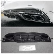 Mercedes-Benz C- Class W205 four-door C63 and AMG sports version modified FD blade version carbon fiber back lip rear Chin
