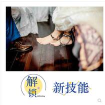 Pick up the pro game props handcuffs anklets ice melting blocks unlock the wedding door bride groom brother wedding supplies