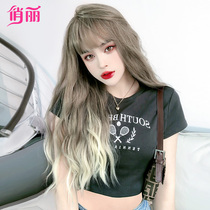 Wig female hair natural all-head wool roll new winter gradient roll large wave simulation of real-person wig set