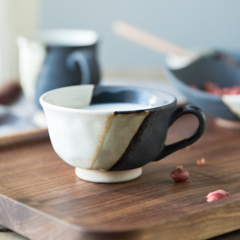 Jian Lin, Japanese ceramics tableware deoxidizedblaze mark a cup of coffee cup with restoring ancient ways the asakusa glass cup