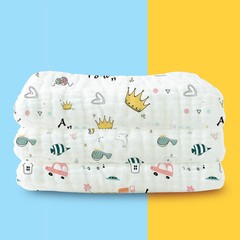 baby gauze towel, cotton, super soft orn handkerchief, face towel, children's small square towel, baby toddler saliva