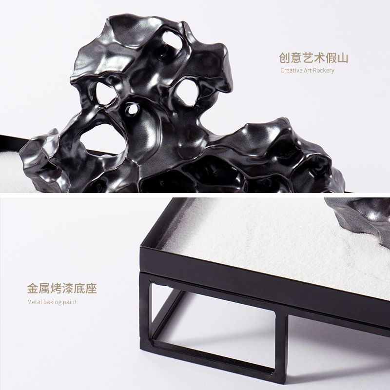 New Chinese style show ceramic taihu rockery soft adornment reveals ark, place of the sitting room porch landscape decoration