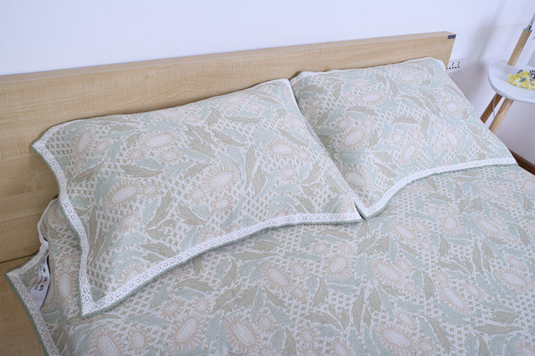 双鹤亚麻凉席1.5米1.8m床双人款三件套100%纯亚麻可机洗空调软席