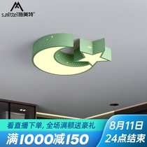 Nordic Macaron childrens room lamp Simple modern creative bedroom led ceiling lamp boy girl cartoon lamp