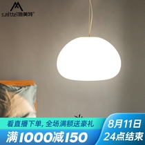 Nordic bedroom lamp chandelier Simple modern creative personality Glass small chandelier Warm personality childrens room chandelier