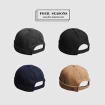 Four seasons British French sailor hat male retro hipster Yuppie landlord hat Korean street rogue melon skin hat hat