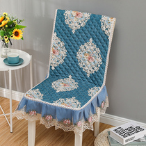 European dining table cloth Round table cloth chair cushion Chair cover Plus chair cushion Chair cover Modern simple dining chair cushion set