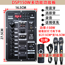 Bluetooth Power Amplifier Board Square Dance Acoustics Wireless Microphone High Power Speaker Motherboard 12V Battery 220V Charging