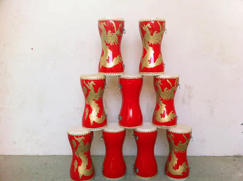 包邮12cm 14cm 15cm成人腰鼓 儿童腰鼓幼儿腰鼓幼儿园打击乐器