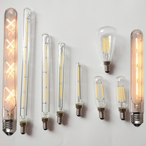 LED tube Long screw bulb E14 E27 strip tube light bulb Energy-saving light bulb Wall lamp Chandelier light source