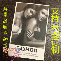 Postcard florist advertising QR code card self-adhesive after-sales card fixed take-out menu to make printing