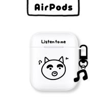 Cute pig airpods1 2 generation protective sleeves apply Apple pro3 generation headphone shell transparent softtù idea
