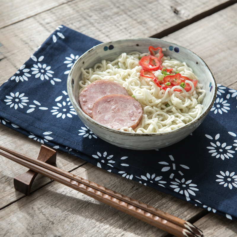 Lototo ceramic bowl individual Japanese rice bowl rainbow such use large soup bowl mercifully rainbow such use creative abnormity bowls