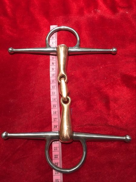 马嚼子 口衔 衔铁 骑手马嘴巴里马笼头 小铁链 纯铜嚼子 白钢嚼子