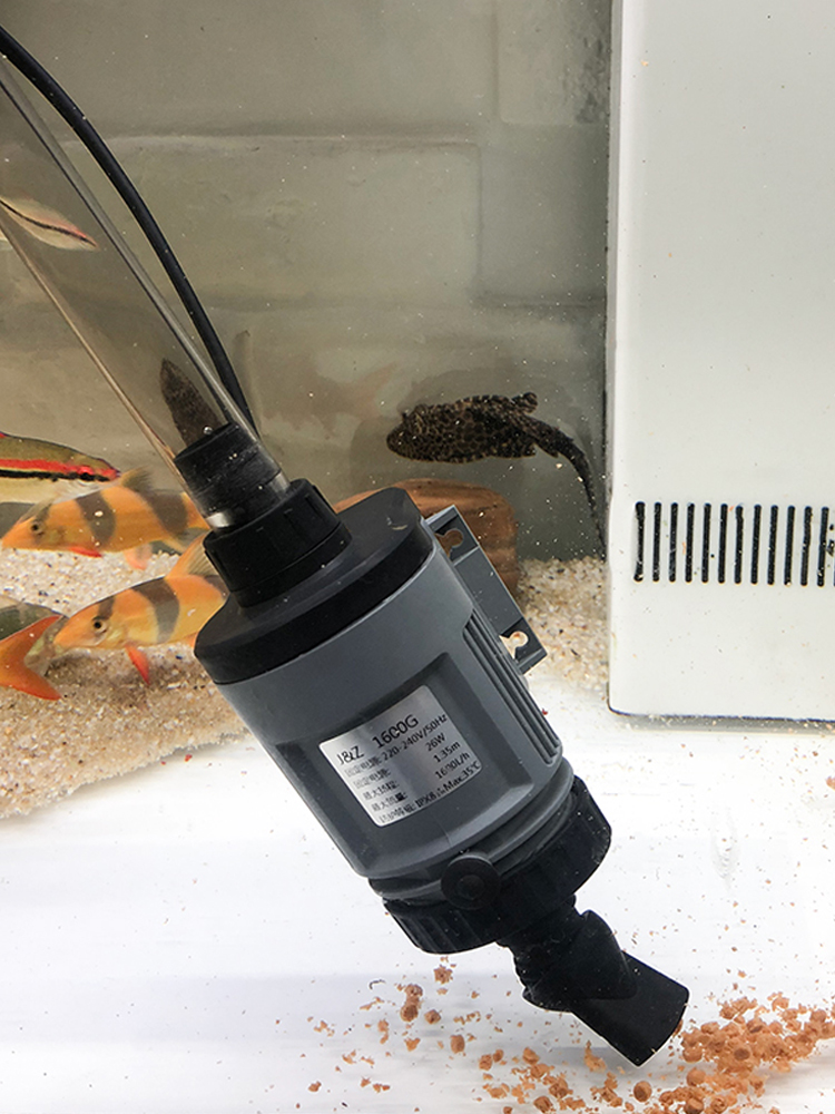 鱼缸换水器自动电动水族箱吸便器