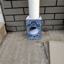 Machining customized various specifications stone carved pier sewerage hole villa canopy canopy stone rain sink