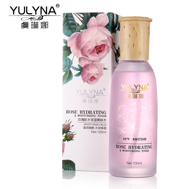 YULYNA/虞琳娜玫瑰补水保湿爽肤水 提亮肤色控油滋润正品包邮产品展示图4